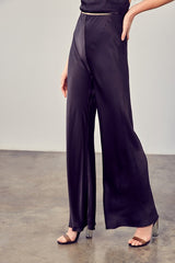 Satin Flared Pants