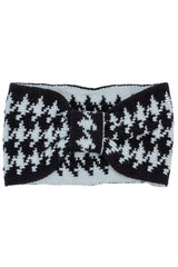 HOUNDSTOOTH Bow Headband