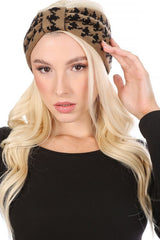 HOUNDSTOOTH Bow Headband