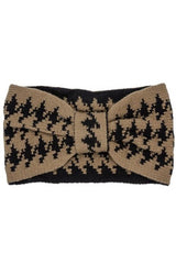 HOUNDSTOOTH Bow Headband