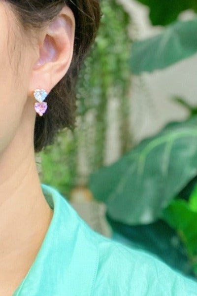 Two Colors Of Love Earrings