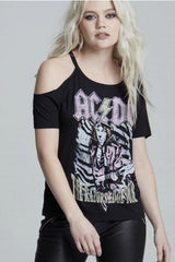 AC/DC Razors Edge Tour Cold Shoulder Tee