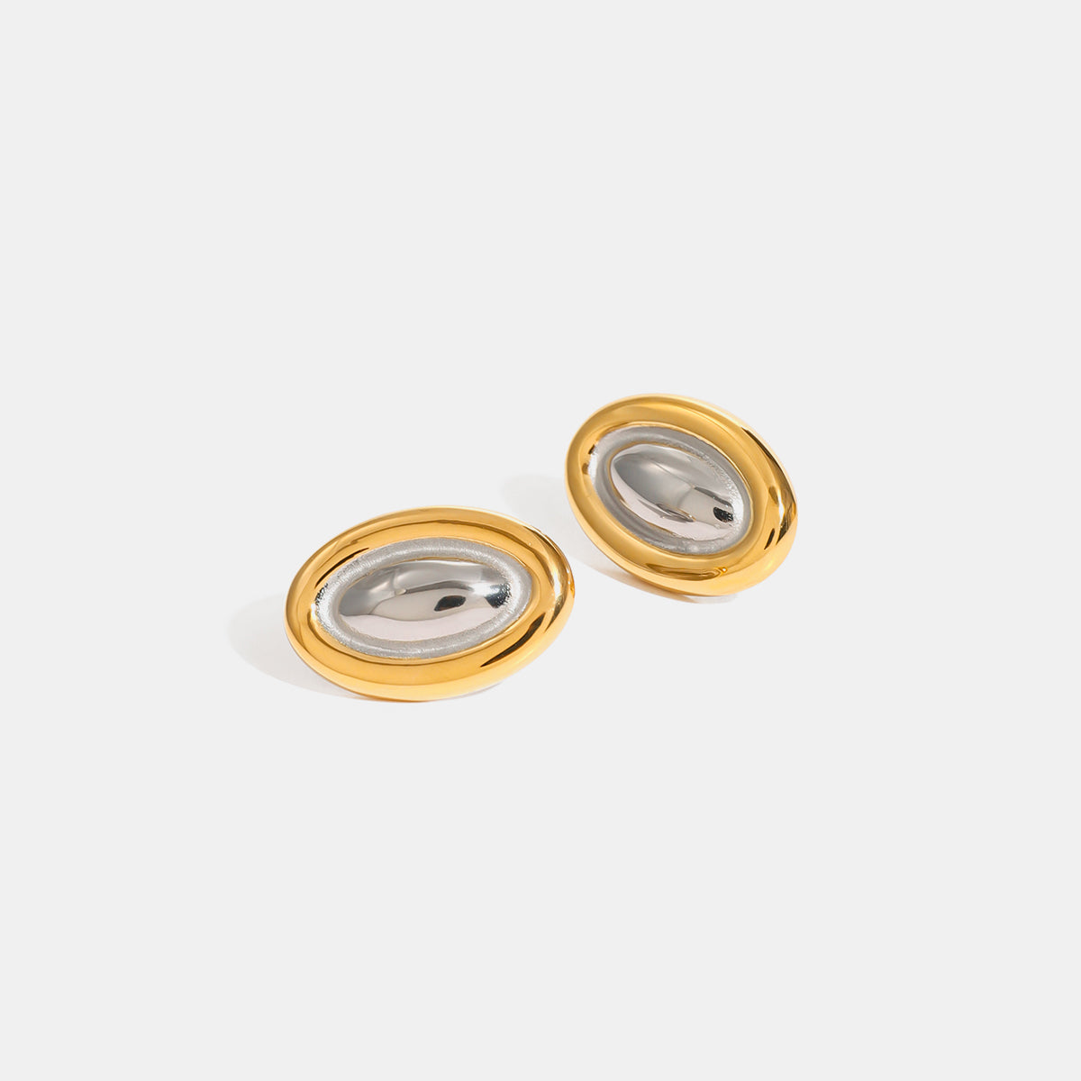 18K Gold-Plated Stainless Steel Stud Earring