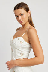 HANKY Hem Corset Top