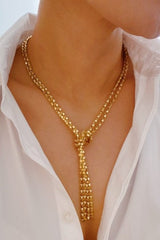 Wow Y Drop Chain Necklace