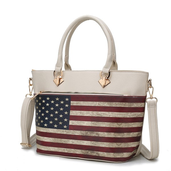 MKF Lilian Women's FLAG Tote Bag by Mia K