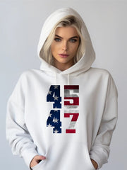 45 47 Trump America Graphic Hoodie