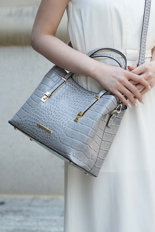 MKF Aurelia Crocodile Women Tote Bag by Mia K