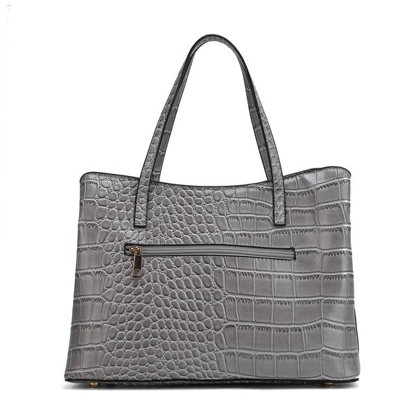 MKF Aurelia Crocodile Women Tote Bag by Mia K