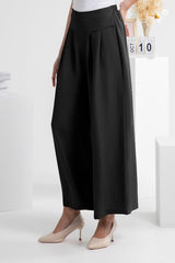 Wide Leg Elastic Waist Pants