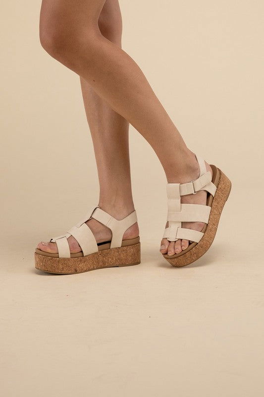 AMENDA-S Platform Sandal Wedge - Hassle Free Cart