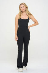 Active Flare Cami Jumpsuit Romper - Hassle Free Cart