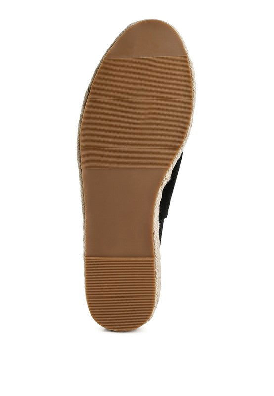 Affie Suede Slingback Strap Espadrilles - Hassle Free Cart