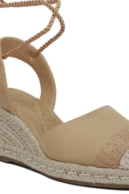 Aiden Lace-Up Crochet Espadrilles - Hassle Free Cart