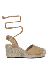 Aiden Lace-Up Crochet Espadrilles - Hassle Free Cart