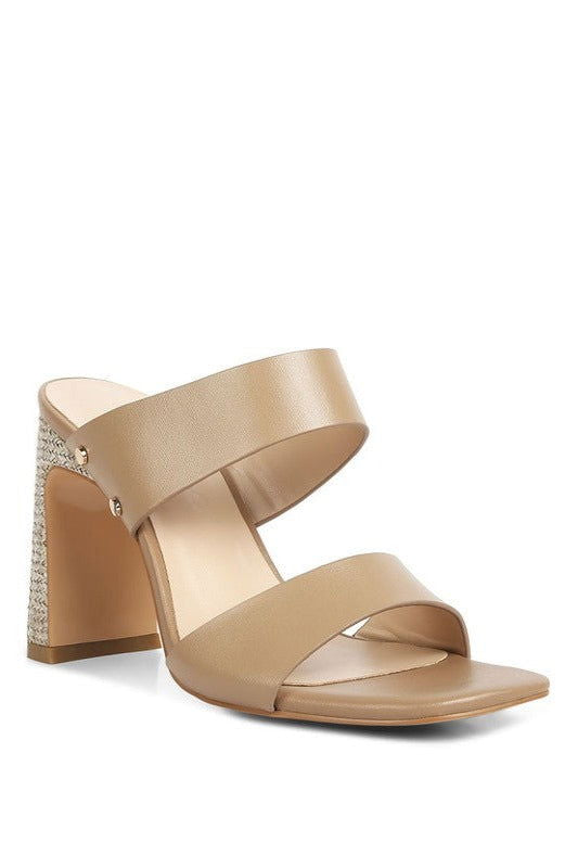 Alodia Slim Block Heel Sandals - Hassle Free Cart