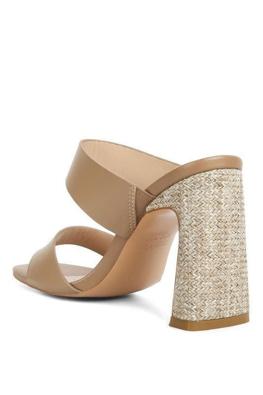 Alodia Slim Block Heel Sandals - Hassle Free Cart