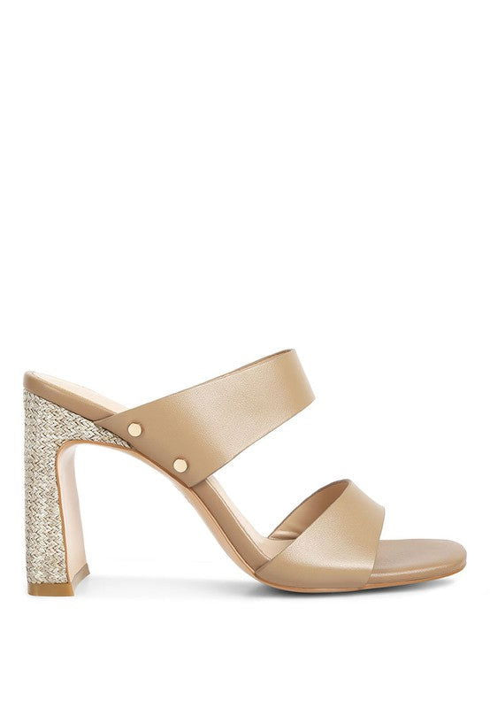 Alodia Slim Block Heel Sandals - Hassle Free Cart