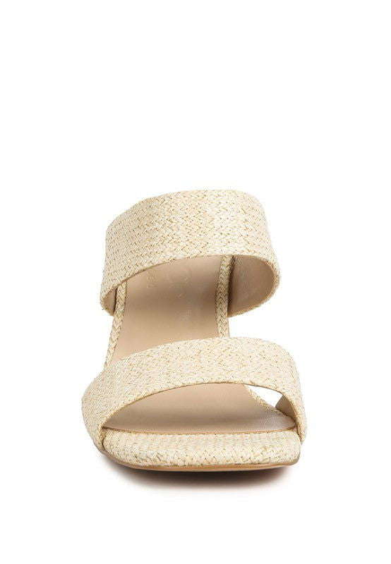 Alodia Slim Block Heel Sandals - Hassle Free Cart