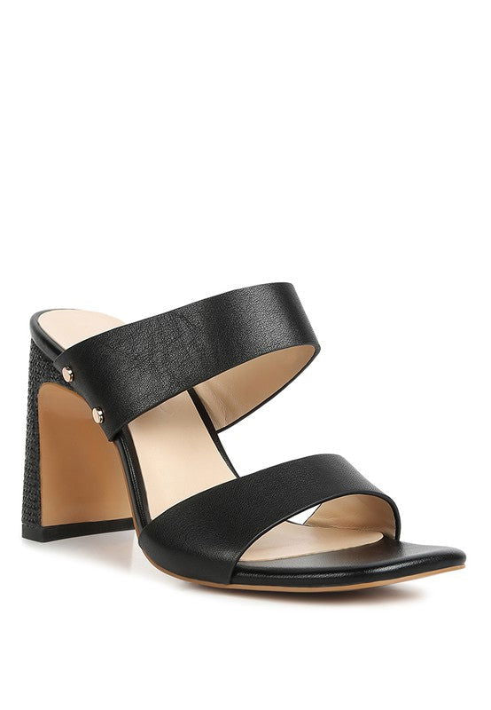 Alodia Slim Block Heel Sandals - Hassle Free Cart