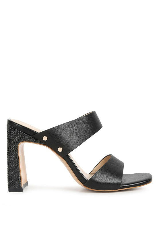 Alodia Slim Block Heel Sandals - Hassle Free Cart