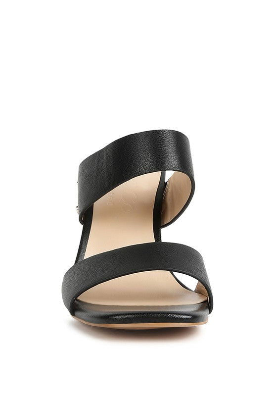 Alodia Slim Block Heel Sandals - Hassle Free Cart