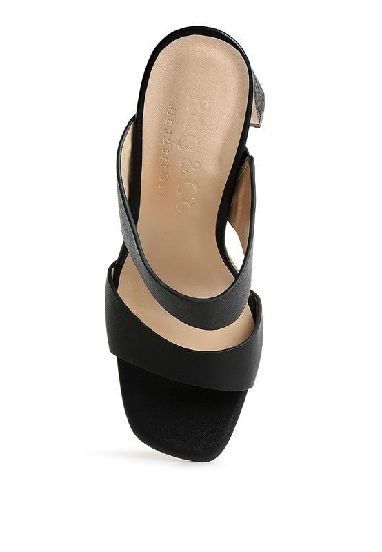 Alodia Slim Block Heel Sandals - Hassle Free Cart