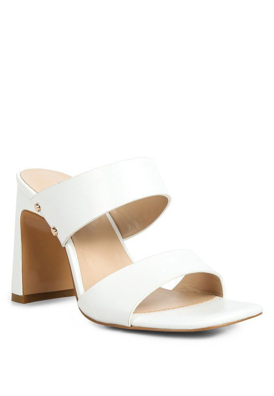 Alodia Slim Block Heel Sandals - Hassle Free Cart