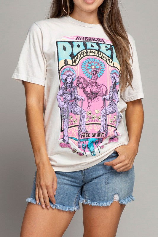 American Rodeo Graphic Top - Hassle Free Cart