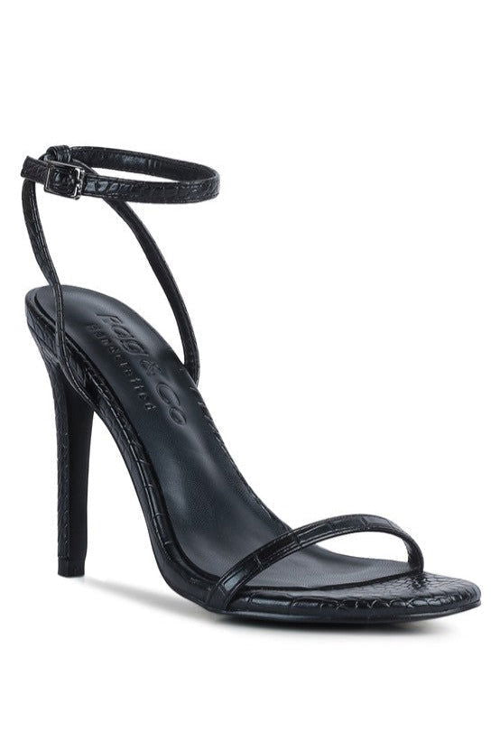 BLONDES Croc High Heeled Sandal - Hassle Free Cart