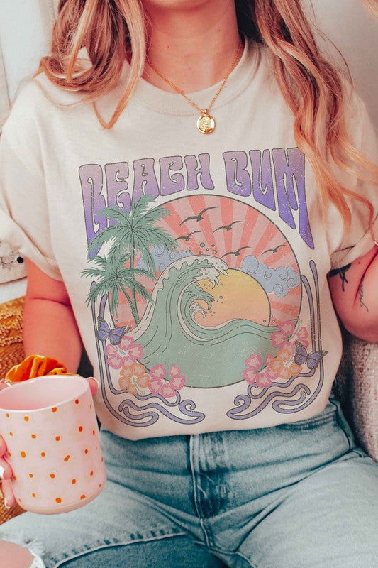 Beach Bum Graphic T-SHIRT - Hassle Free Cart