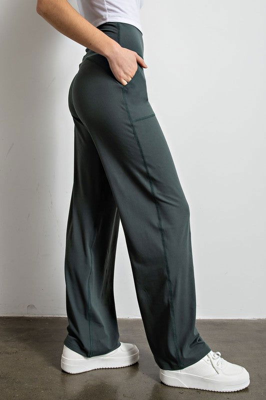 Butter Straight Leg Pants - Hassle Free Cart