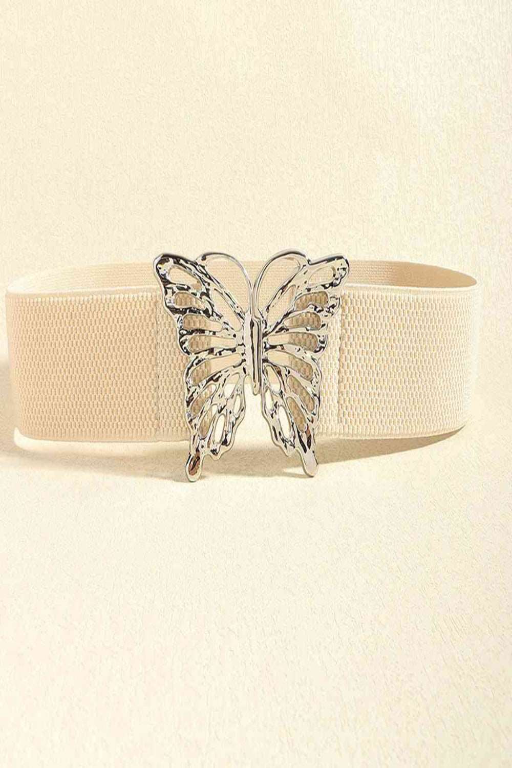 Butterfly Alloy Buckle Elastic Belt - Hassle Free Cart