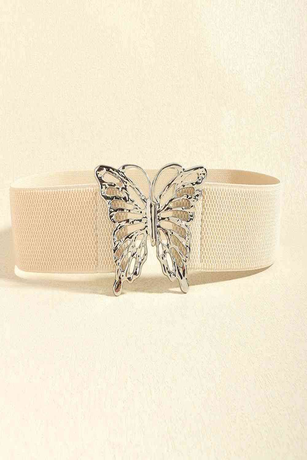 Butterfly Alloy Buckle Elastic Belt - Hassle Free Cart