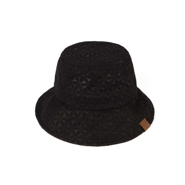 CC Eyelet Knit Bucket Hat - Hassle Free Cart