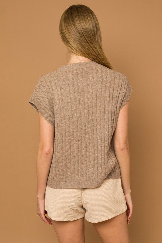 Cable Knit Vest - Hassle Free Cart