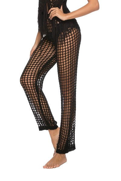 Cutout High Waist Swim Pants - Hassle Free Cart