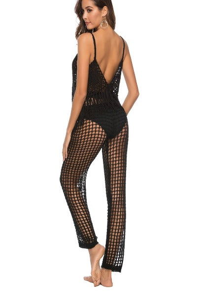 Cutout High Waist Swim Pants - Hassle Free Cart