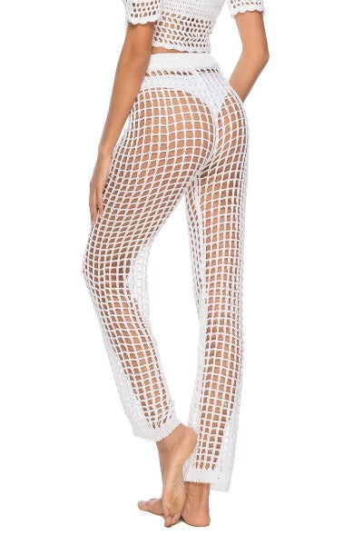 Cutout High Waist Swim Pants - Hassle Free Cart