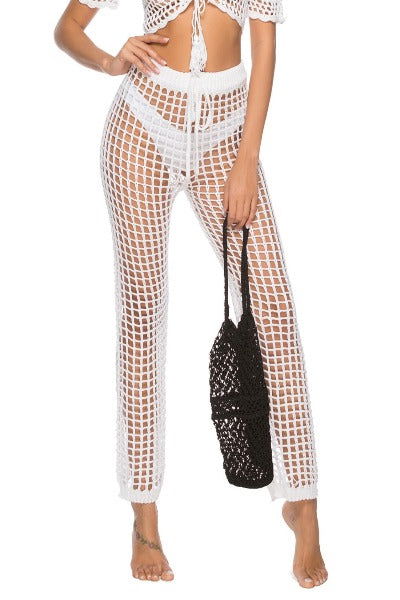 Cutout High Waist Swim Pants - Hassle Free Cart