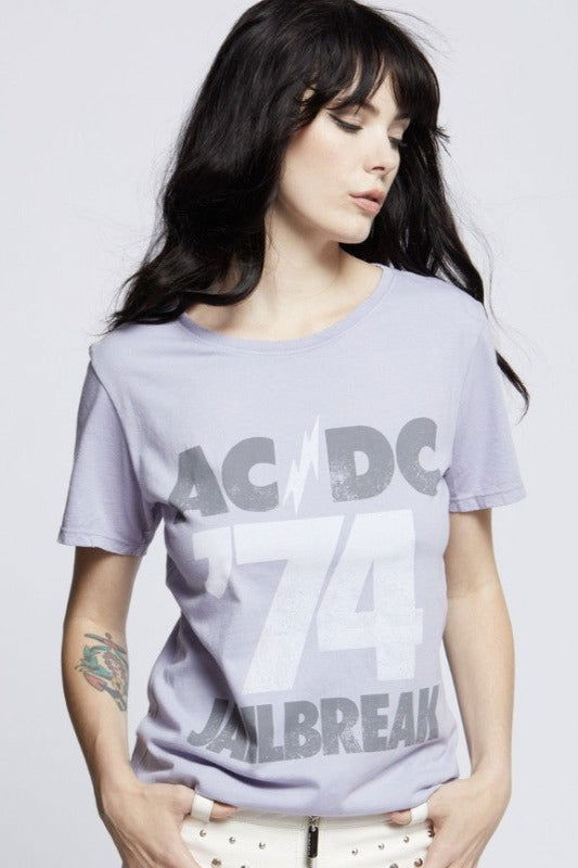 AC/DC Jailbreak '74 Boyfriend Tee - Hassle Free Cart