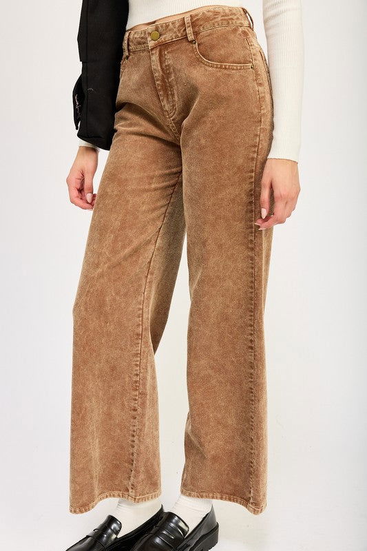 Distrassed Corduroy Pants - Hassle Free Cart