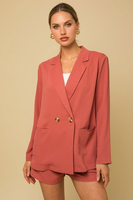 Double Breasted Blazer - Hassle Free Cart