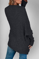 Double Take Pocketed Open Front Long Sleeve Cardigan - Hassle Free Cart