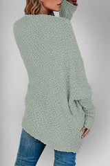 Double Take Pocketed Open Front Long Sleeve Cardigan - Hassle Free Cart