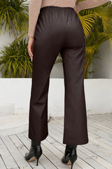 Drawstring Wide Leg Long Pants - Hassle Free Cart