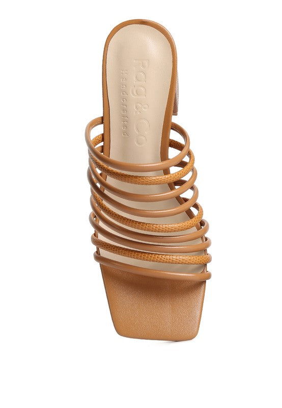 Fairleigh Strappy Slip On Sandals - Hassle Free Cart