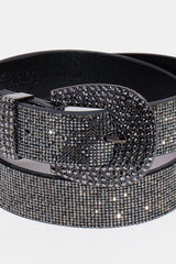 Fame Rhinestone Embellished Belt - Hassle Free Cart