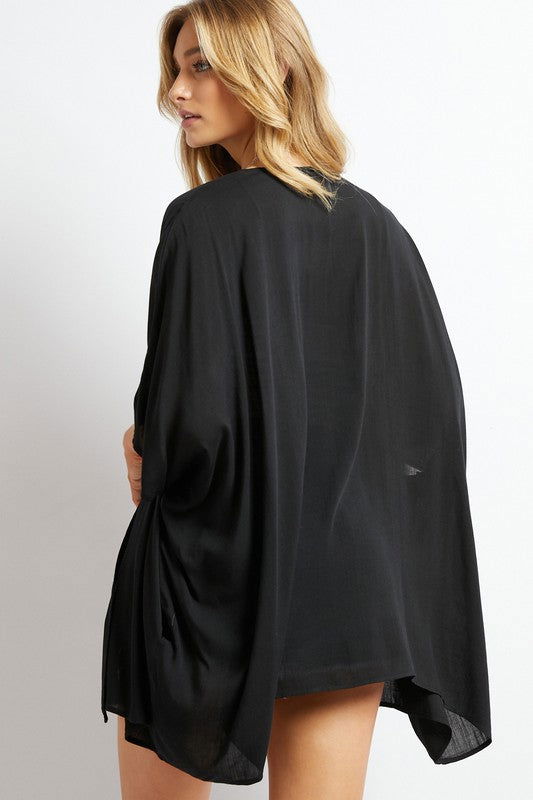 Favorite Solid Kimono Cardigan - Hassle Free Cart