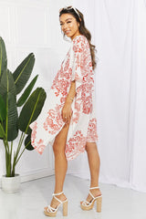 Floral Side Slit Cover Up | Hassle Free Cart